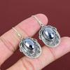 Shungite Earring Gemstone Vintage Earring 925 Sterling Silver Earring Natural Shungite Jewelry Handmade Earrings Antique  Earring For Gifts