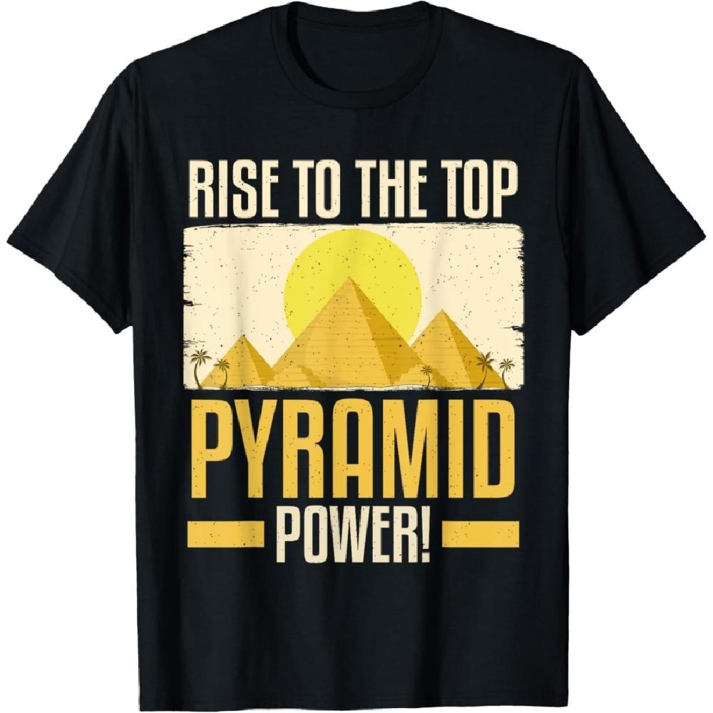 

Ancient Egyptian Pyramids Sunset Landscape Egypt T-Shirt S