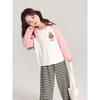 Children's Brand Clothing Korean Style Girls' Pure Cotton Printed Long-Sleeved T-Shirt Autumn New Children's Base Shirt Clothes