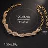 Multi-Row Geometric Crystal Choker Necklaces Luxury Trendy Weave Necklaces  Fashion Accessories