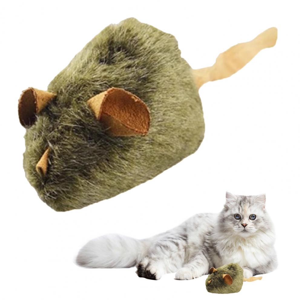 Realistic Mouse Sound Cat Toy Simulation Mouse Cat Toy with Realistic Simulation Mouse Automatic Squeaky Cat Supplies