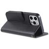 For iPhone 16 Pro Stand Case Anti-Drop PU Leather Wallet Phone Cover