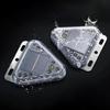Multicolor LED LED Solar Warning Light Magnetic Base Strobe Flashing Triangle Lamp  Motorcycle Use