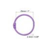 10Pcs Loose Leaf Binder Rings Book Hoops Metal Flash Card Book Binding Rings for Key Chain Index Card Scrapbooks Office Supplies
