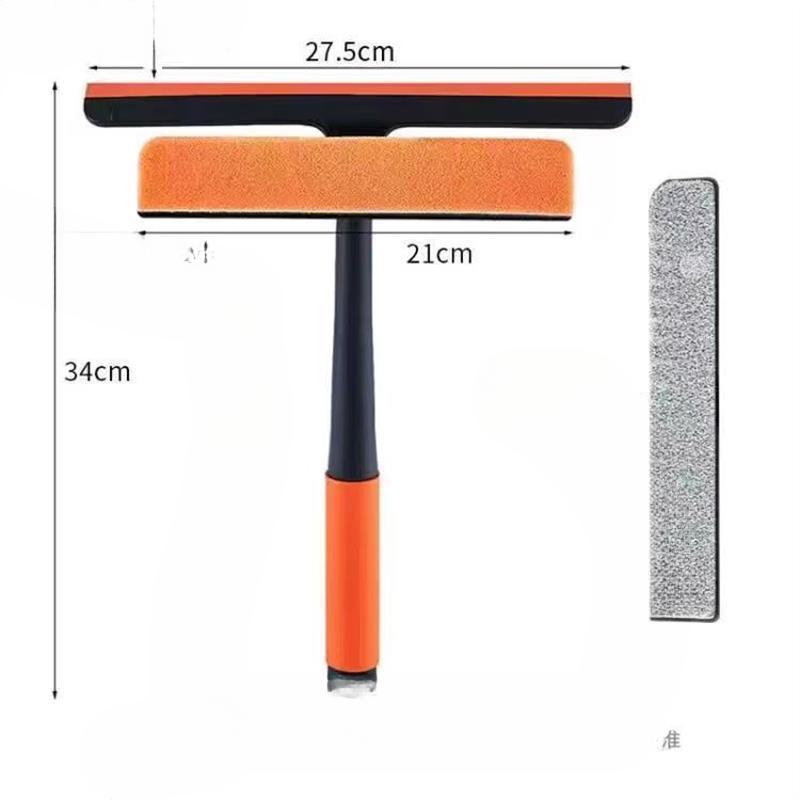 

Очиститель стекла Высококачественный очиститель стекла Двухслойный инструмент «три в одном» Стеклоочиститель Инструмент для бытовой чистки Стеклоочиститель 3-in-1 window cleaner