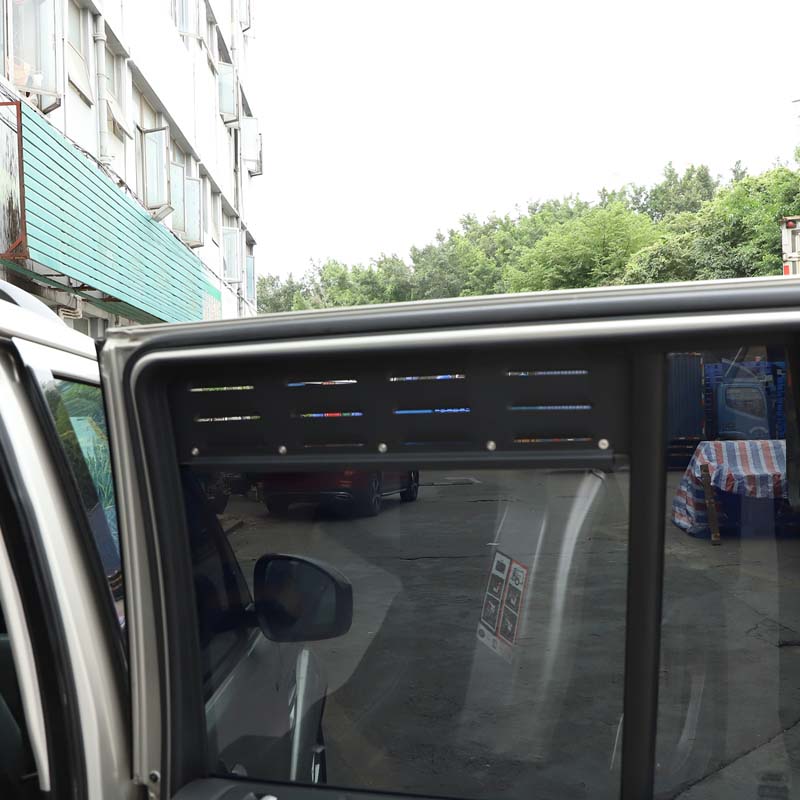 Aluminum Alloy Car Rear Side Window Ventilation Panel Decoration Accessories For Land Rover Discovery 3 4 LR3 LR4 2004-2016