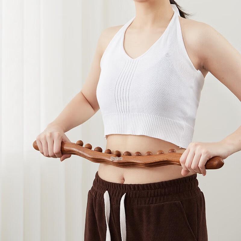 Beech Wood Fascia Rolling Massage Stick