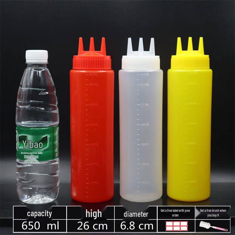 ZISIZ Three-Hole Squeeze Sauce Dispenser