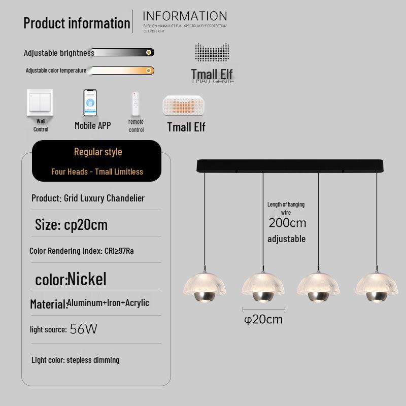 Minimalist Italian Three-Head Chandelier - Luxury Flower Bud Dining Table Light