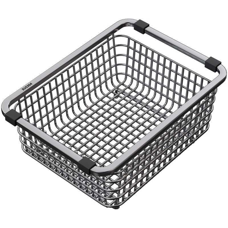 304 Stainless Steel Kitchen Sink Drain Basket with Chopstick Holder