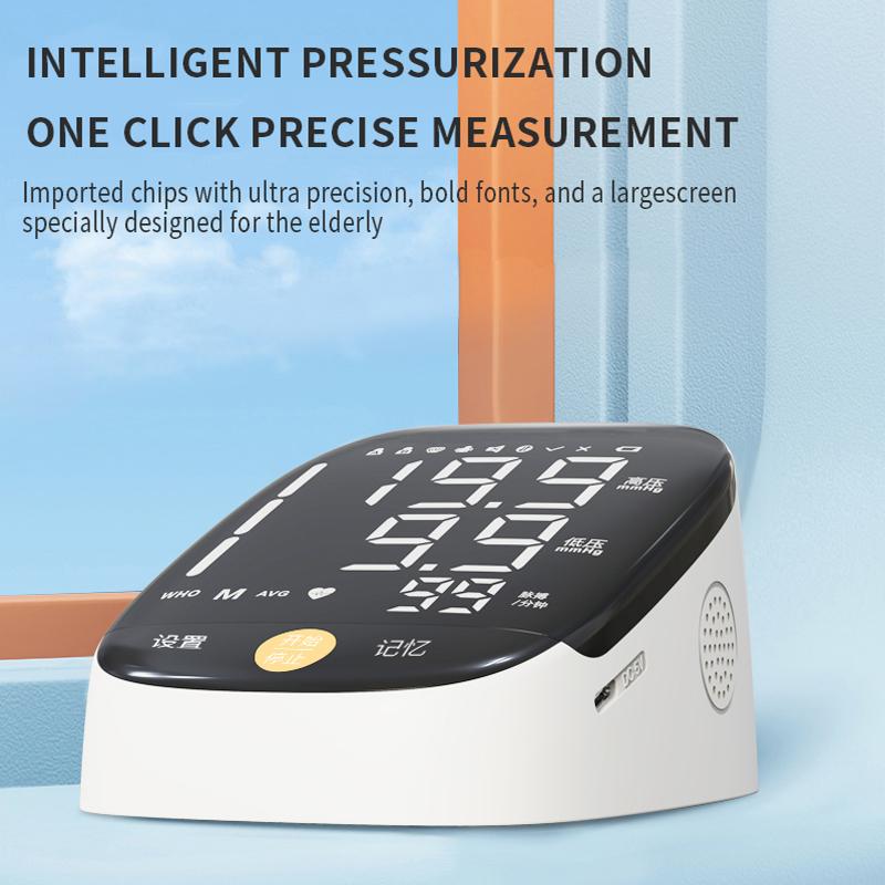 /ODM Electric Digital Electronic Blood Pressure Monitor BP Machine for Home Use Upper Arm Style