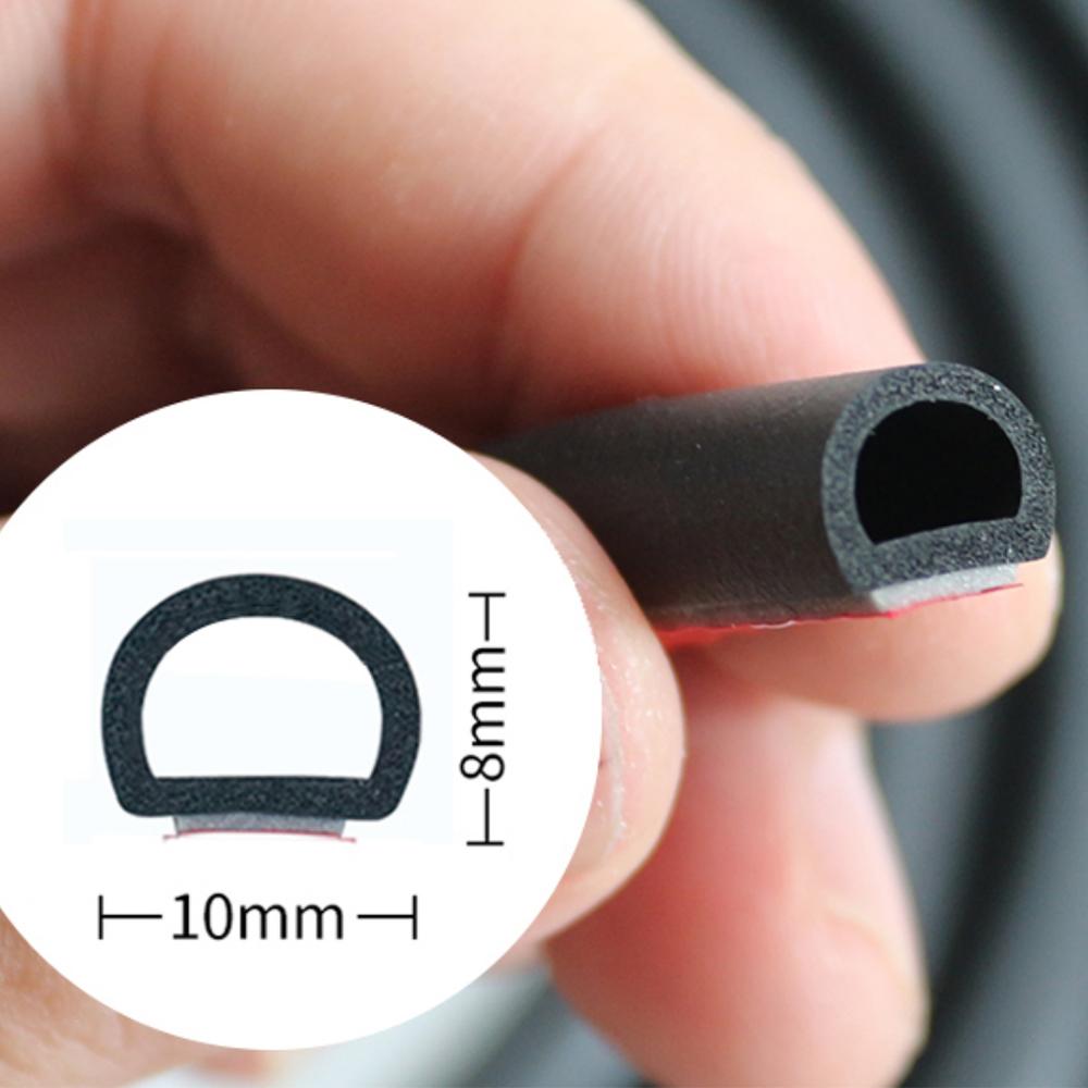 Car Door Seal Strip Tailgate Dust Proof Weatherstrip Protector Rubber Stickers for Jeep Wrangler JK JL JT 2007-2025 Accessories