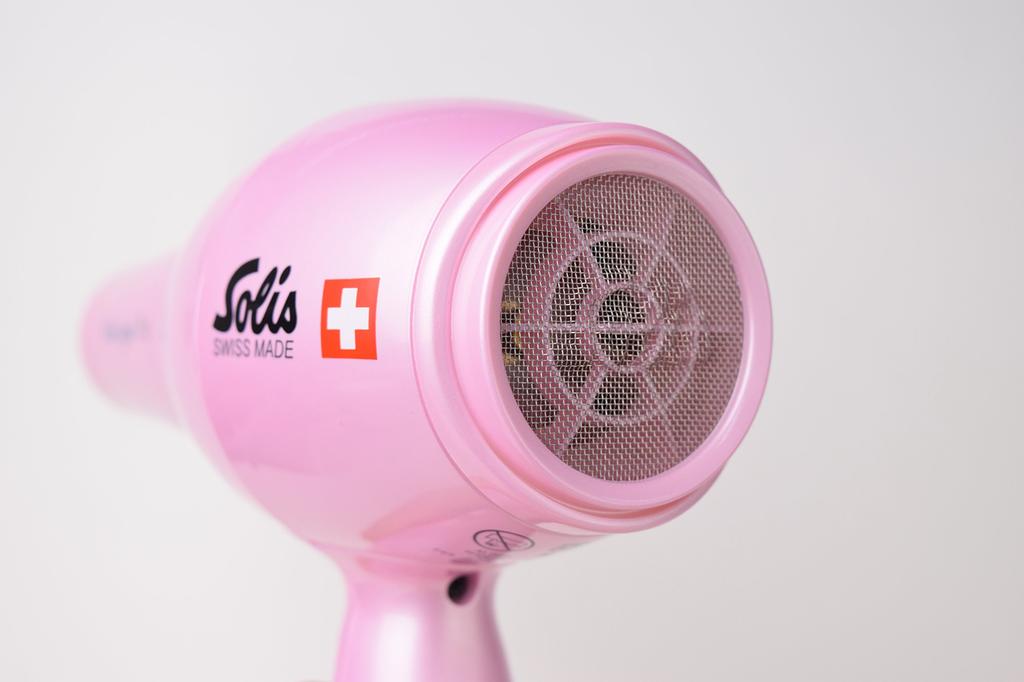Solis home cool shot ion wind style soft pink dryer, salon-like finish, button, technology, pro,