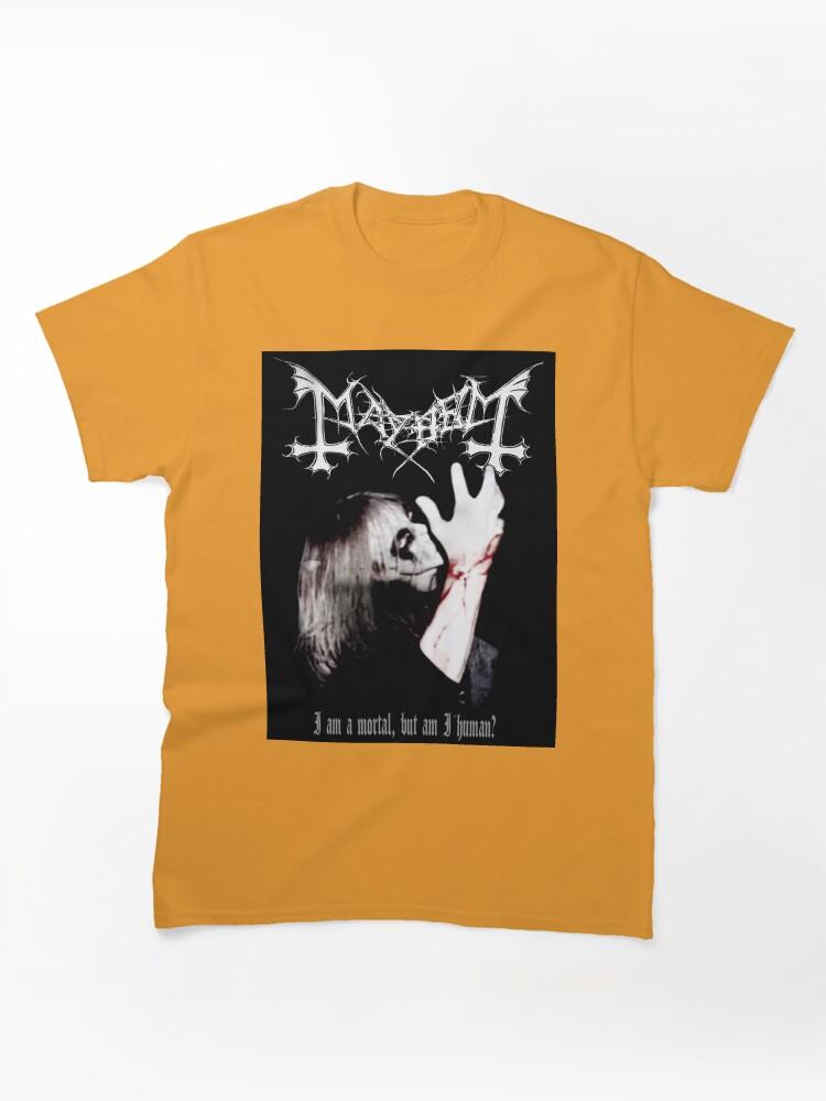 Eternal Mayhem Unisex T-Shirt, Mayhem Tee, Mayhem Inspired Merch, Black metal Unisex T-Shirt, Dead Classic Unisex T-Shirt