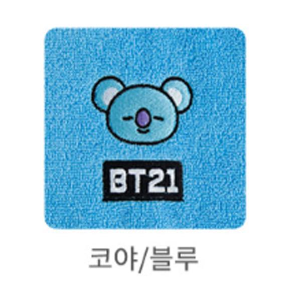 [BT21] face towel hotel towel pose peep towel