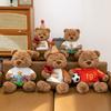 Teddy Bear Cute Hugging Flower Soccer Reading Cartoon Plush Toy For Gift Kids