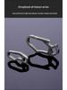 Titanium Mini Keychain Buckle with Elastic Hook Flashlight for Men's Waist