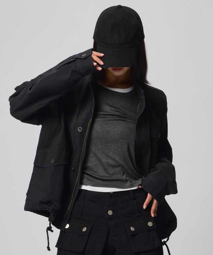 Beodeonteu Logo Washed Ball Cap [Black]
