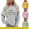 European & American Round Neck Coffee Sweater - Long-Sleeve, Comfy, Simple, Versatile Pullover for Autumn & Winter