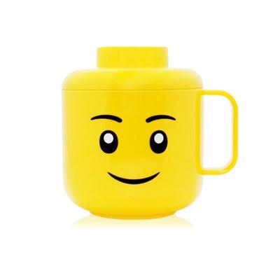 Oxford Face Lid One-hand Cup, Yellow, 1 Piece