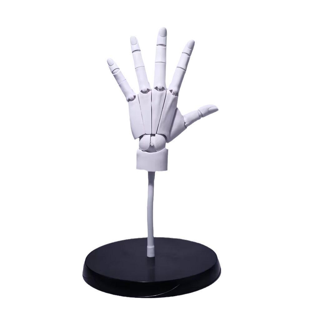 Highly Articulated 1/1 Scale Hand Model, Left & Right Hands, Jointed Anatomical Sculpture for Art Drawing Reference Anime Figure