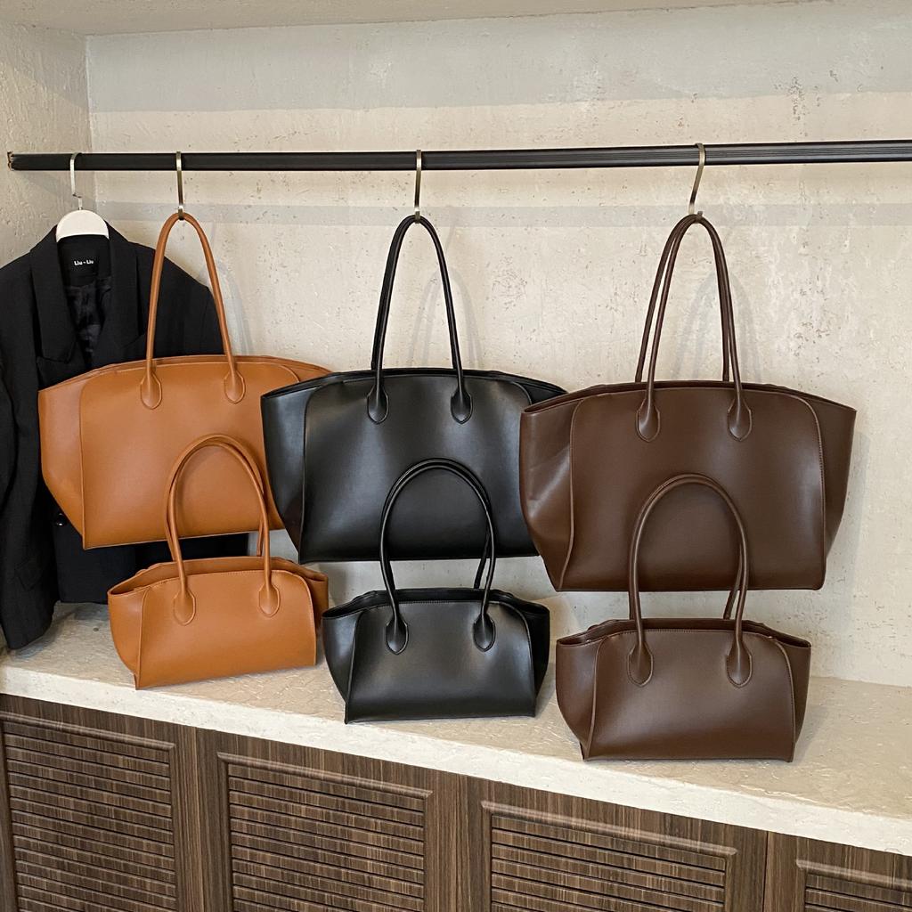 Luxury Women's Large Tote Bag Genuine Leather Shoulder Bags 2026 Female Retro Handbags High Quality Ladies Messenger Bag Black