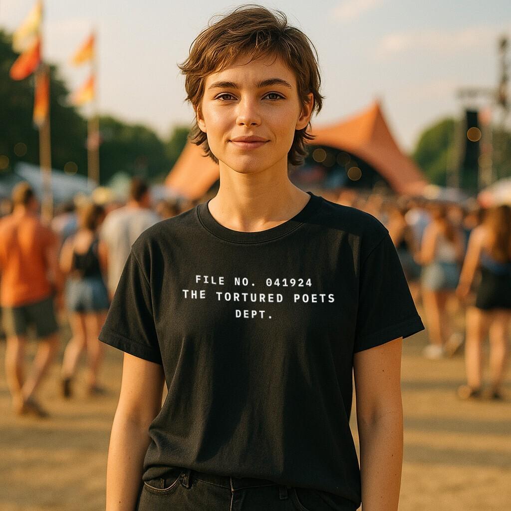 File No 041924 Property Of Tortured Poets Dept T-Shirt Mens Womens Tees Top Womens Music 2XL