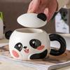 Creative And Cute Panda Ceramic Cup Home Large-Capacity Office Couple Water Cup With Gifts High Value