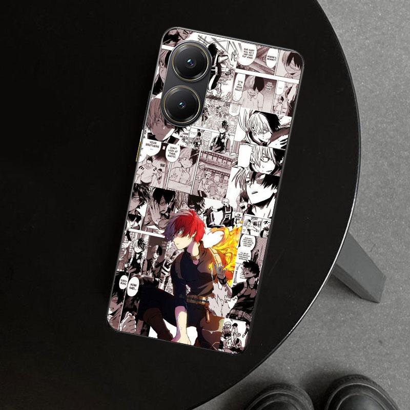 Todoroki Shoto MHA My Hero Phone Case Cover for Xiaomi Poco X6 X5 X7 Pro F7 Ultra Redmi 15C 15 13C 13 12C 12 10C 10 10A 9C 9A 9T