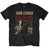 John Lennon New York City '72 T-Shirt Black New Unisex T-Shirt