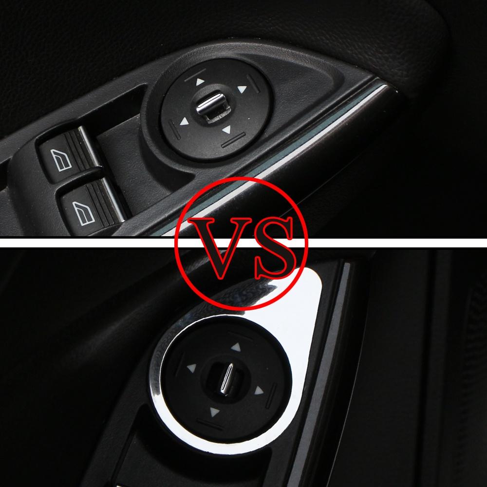 For Ford Focus 3 Focus3 MK3 2012 - 2018 Side Rearview Mirror Adjustment Knob Button Sticker Cover Trim Interior Accessories