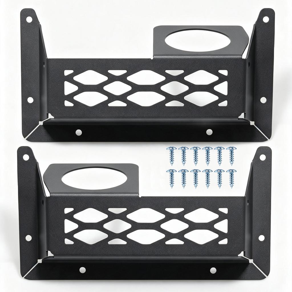 UTV Rear Storage Rack with Cup Holder for Can-Am Defender MAX