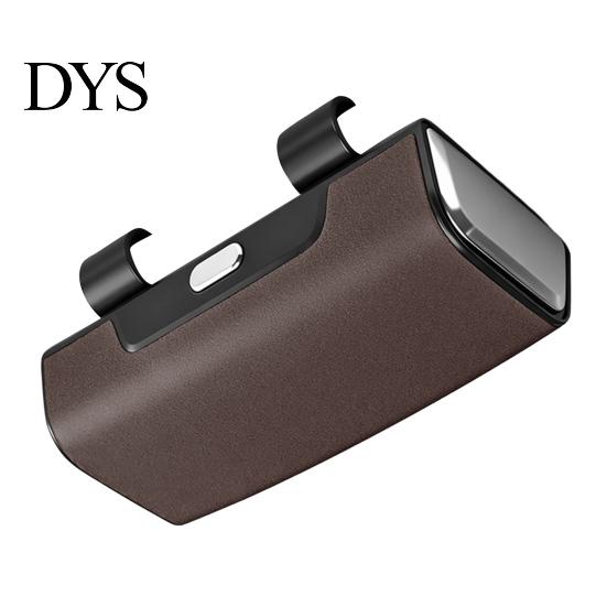 Anti-scratch Car Organizer Storage Box for Sun Visor Shockproof Protective Eyeglasses Case with Soft Velvet Glasses Lining Magnetic Lock Large
