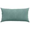 Sofa Cushions 2 Pieces Sea Green 80 X 40 Cm Cord Fabric