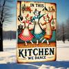 Vintage Tin Sign - Humorous Rustic Metal Wall Art for Living Rooms & Spaces