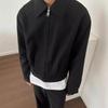 CleanFit Men's Korean-Style Short Jacket, Spring/Autumn, American Lapel Baseball, Detroit Workwear