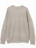 B:MING LIFE STORE by BEAMS Men's 7-Gauge Mesh Crew Neck Knit, Gray, Size S