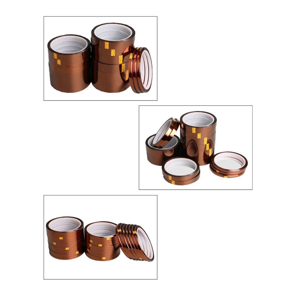 4pcs 0.5cm X 33m Sublimation Heat Tape Strong Adhesive Polyimide Heat Tape DIY