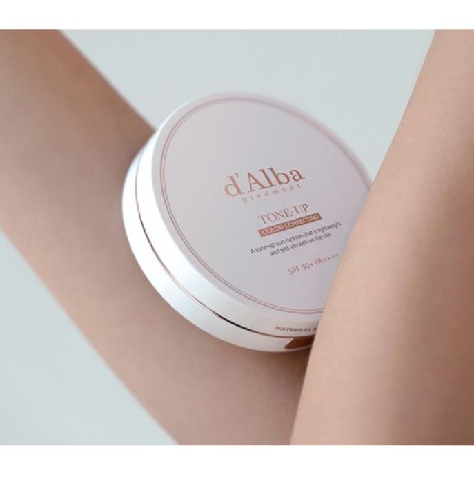 D'Alba Waterfull Tone-Up Sun Cushion SPF50+ PA++++ 15g – Veganer UV-Schutz