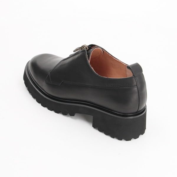 Chaussures à plateforme et plateforme noires cm E [Lanvin Blue] Zip-Up pour femmes 22.0