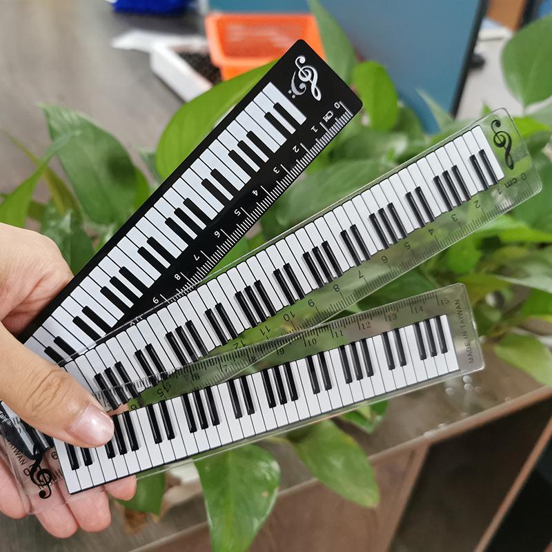 Xiaomi 1/3pcs Creative Music Ruler 15cm, Piano Design Measuring Tool & Bookmark, for Musicians, Office, School Stationery Supply