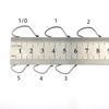 20pcs Fishing Hooks 7002 Titanium Alloy Wacky Rig Hook Weedless Worm Wide Gap Fishing Hooks For Bass Fishing Soft Worm