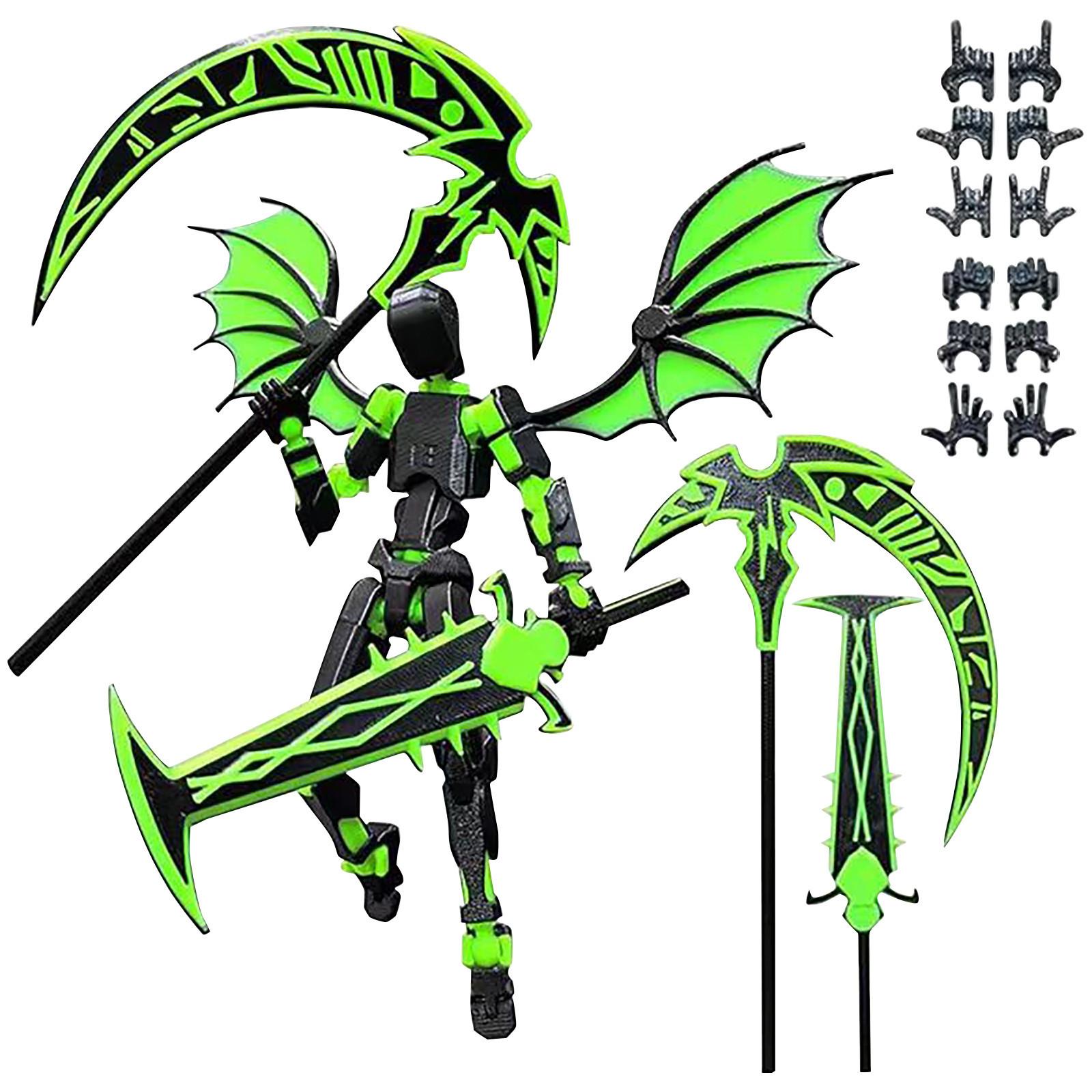 

Набор мобильных кукол, 3D-печатная мобильная кукла-робот Титан, подвижная мобильная кукла, подходит для коллекционеров, украшение рабочего стола One Size