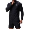 Gym King Mens Energy Quarter Zip Raglan Athletic Top