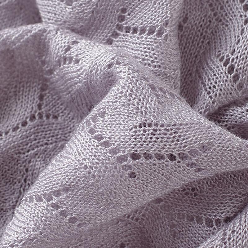 Women's Short Silk Blend Knit Cardigan