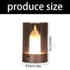 Flameless Illuminant for Home Decor, Gesture Control Dimmable LED illuminant Light, Realistic Flame Flickering Tabletop for M4YD
