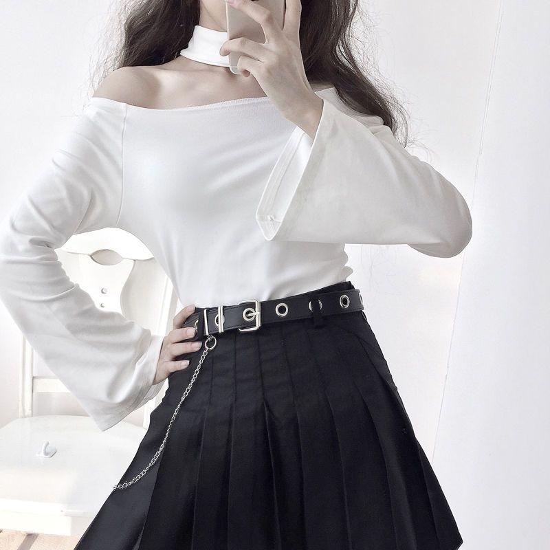 Stylish Versatile Chain Decor Waist Belt For Students In Trendy Korean Fashion Design