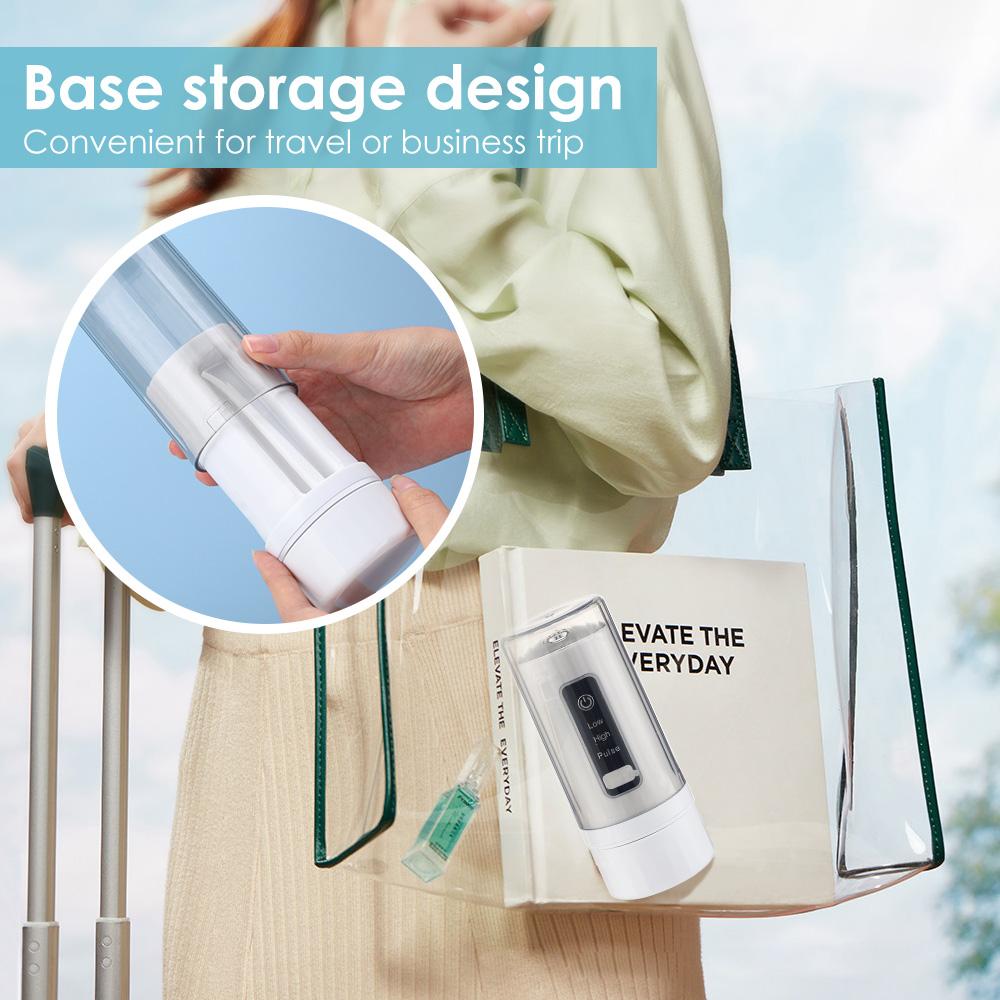 Irrigateur buccal à 4 modes, fil dentaire sans fil pour les dents, rechargeable, étanche IPX7, nettoyeur de dents, maison, voyage, soins bucco-dentaires