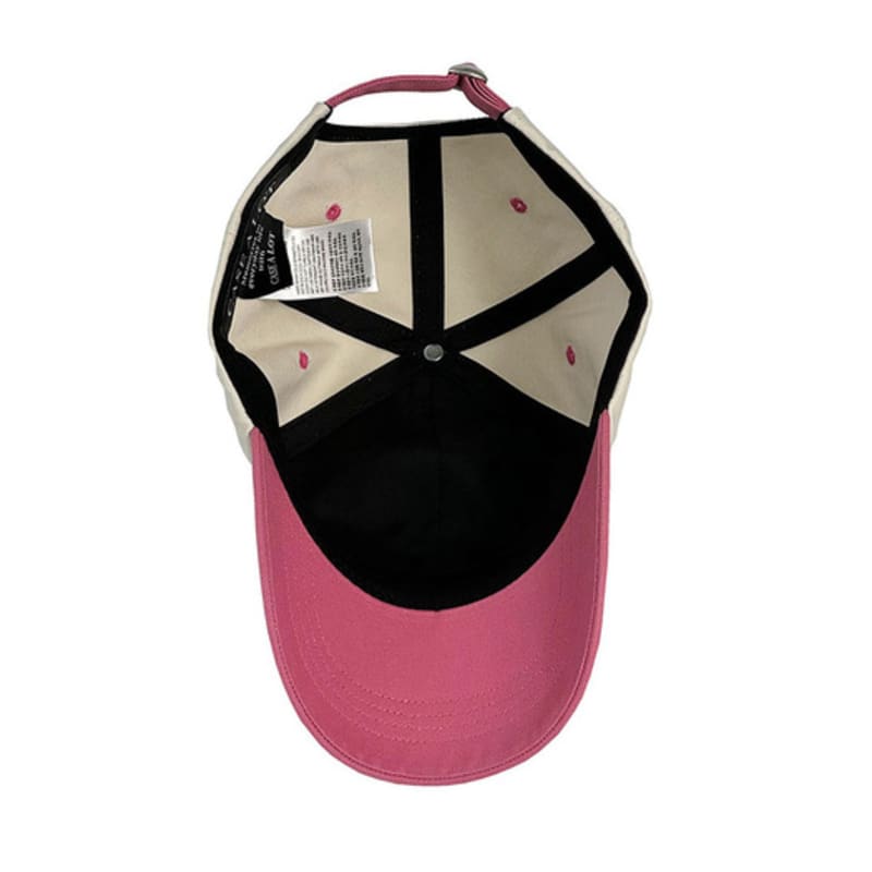 CASE A LOT Slogan Logo Kappe - beige rosa