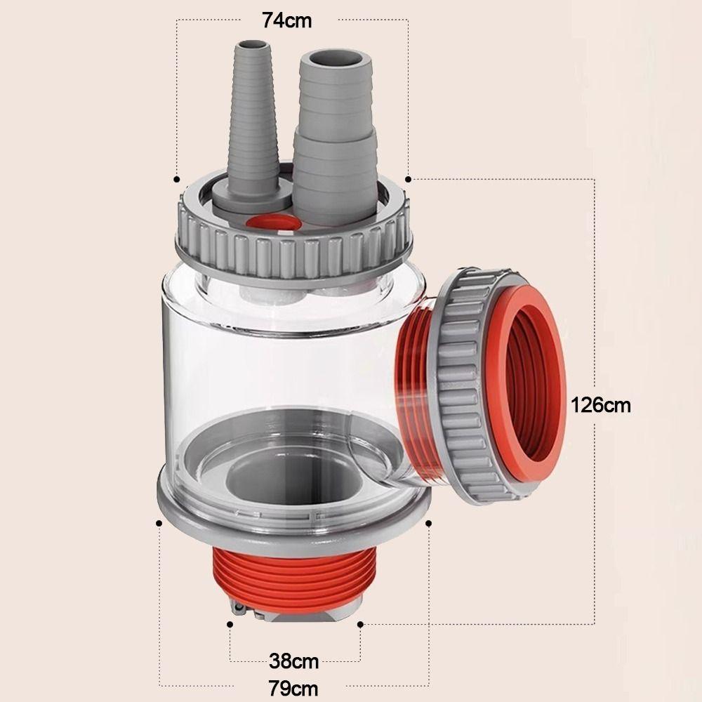 5 in 1 Sink Drain Pipe Adapter Drainage Water Pipe Joint Washing Machine Drainage Supplies